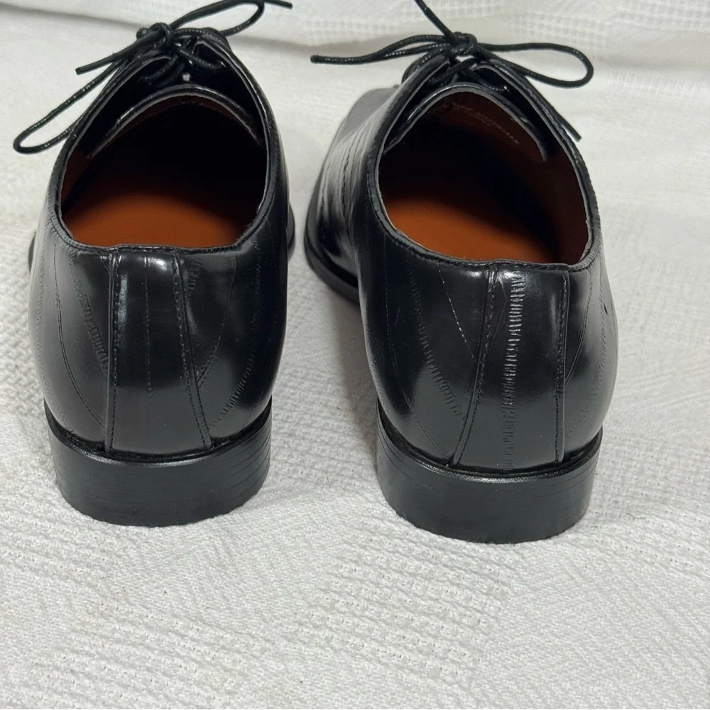 Antonio Cerrelli Elite Croc Print Shoes Men’s Black Dress Shoes‎ size 10